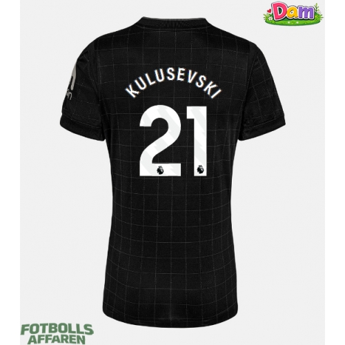 Tottenham Hotspur Dejan Kulusevski #21 Bortatröja Kvinnor 2025-26 Kortärmad